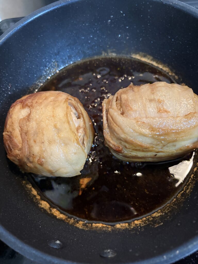 タレを入れた後