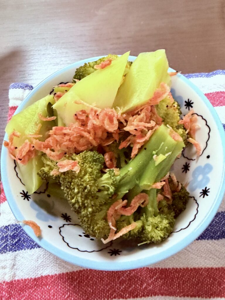 桜エビとブロッコリーのマリネ